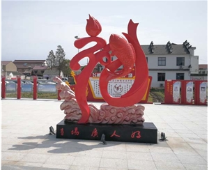 蕪湖不銹鋼景觀雕塑簡(jiǎn)述藝術(shù)品為何會(huì)上銹？